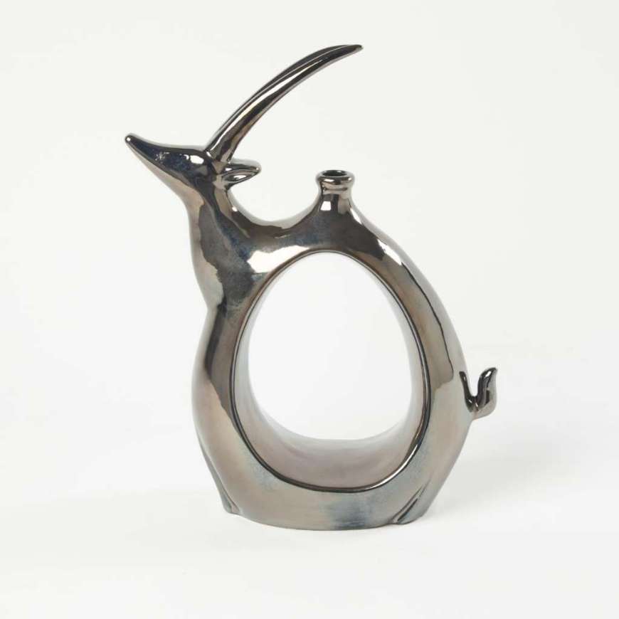 Picture of GAZELLE VASE-METALLIC