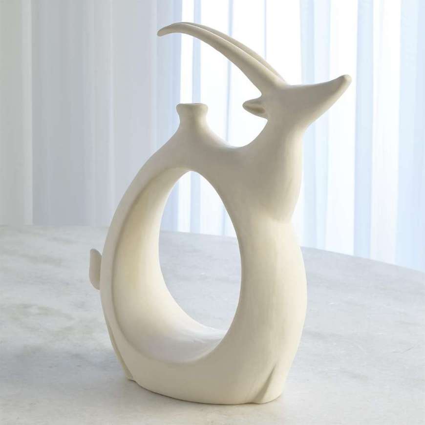 Picture of GAZELLE VASE-MATTE WHITE