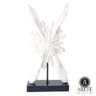 Picture of FACETED X SCULPTURE-WHITE