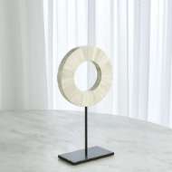 Picture of ONE LAYER BONE MOUNTED RING-WHITE