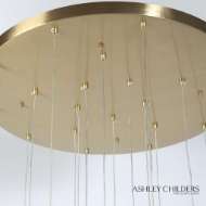 Picture of LEO CHANDELIER-20 DROP ROUND-SATIN BRASS