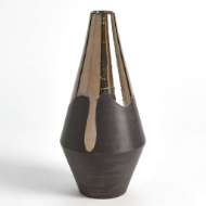 Picture of GILDED DIP VASES-PLATINUM BOTTOM