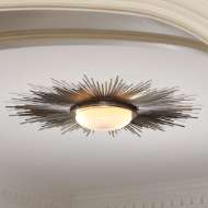 Picture of SUNBURST LIGHT FIXTURE-NICKEL