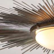 Picture of SUNBURST LIGHT FIXTURE-NICKEL