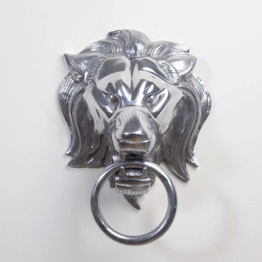 Picture of LION HEAD DOOR KNOCKER-NICKEL