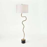 Picture of LOOP FLOOR LAMP-BRASS