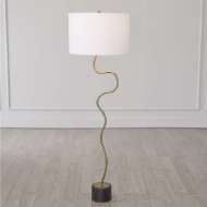 Picture of LOOP FLOOR LAMP-BRASS