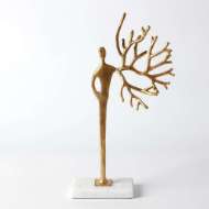 Picture of BRANCH WOMAN-GOLD LEAF