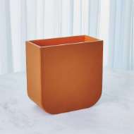 Picture of RADIUS EDGE LEATHER DESK-ORANGE