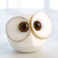 Picture of ALABASTER BIG EYED OWLS