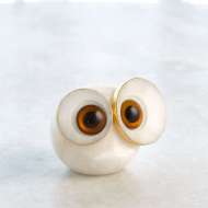 Picture of ALABASTER BIG EYED OWLS