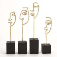 Picture of SCRIBBLE SCULPTURES-POLISHED BRASS