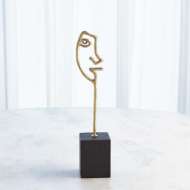 Picture of SCRIBBLE SCULPTURES-POLISHED BRASS