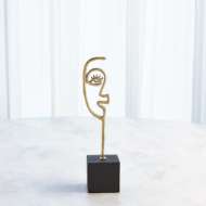 Picture of SCRIBBLE SCULPTURES-POLISHED BRASS