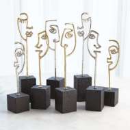 Picture of SCRIBBLE SCULPTURES-POLISHED BRASS