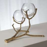 Picture of TWIG 2 VASE HOLDER-BRASS