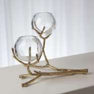 Picture of TWIG 2 VASE HOLDER-BRASS