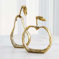 Picture of APPLE AND PEAR SILHOUETTES-BRASS