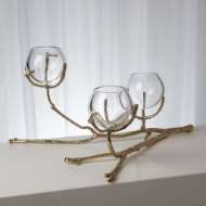 Picture of TWIG 3 VASE HOLDER-BRASS