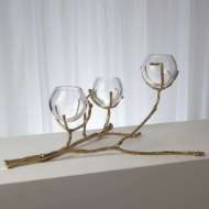 Picture of TWIG 3 VASE HOLDER-BRASS