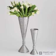 Picture of LEAF VASES-NICKEL