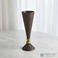 Picture of LEAF VASES-BRONZE