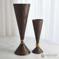 Picture of LEAF VASES-BRONZE