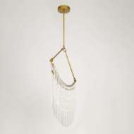 Picture of DRAPED GLASS CHANDELIER-SM