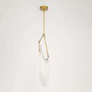 Picture of DRAPED GLASS CHANDELIER-SM