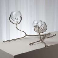 Picture of TWIG 3 VASE HOLDER-NICKEL