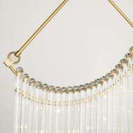 Picture of DRAPED GLASS CHANDELIER-SM