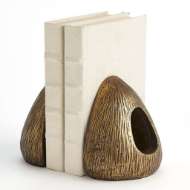 Picture of S/2 YURT SHAPED BOOKENDS-BRONZE