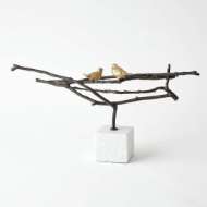 Picture of NESTING BIRDS SCULPTURE-BRONZE