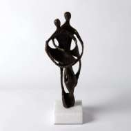 Picture of HUSBAND AND WIFE SCULPTURE-BRONZE