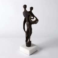 Picture of HUSBAND AND WIFE SCULPTURE-BRONZE