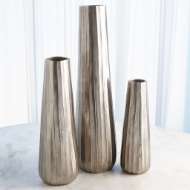 Picture of CHASED ROUND VASES-ANITUQE NICKEL