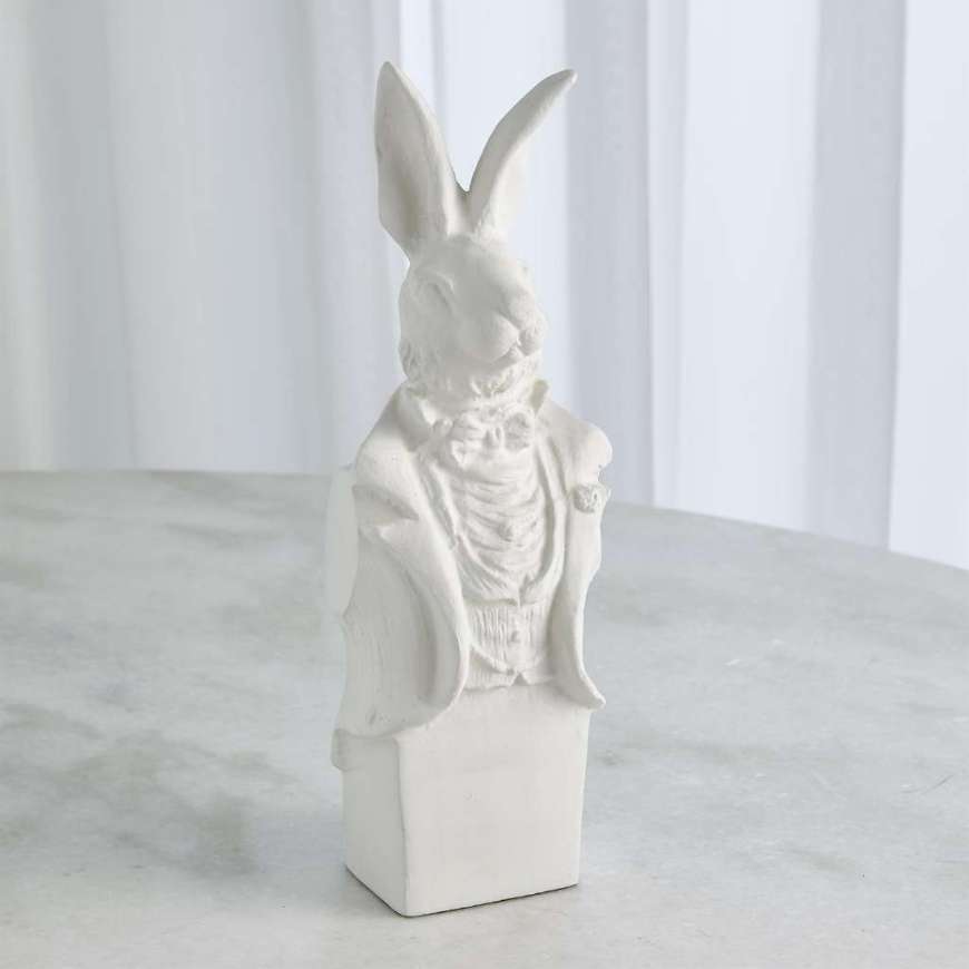 Picture of RABBIT IN TUX-MATTE WHITE