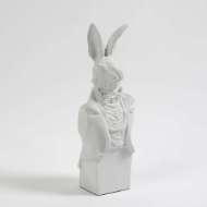 Picture of RABBIT IN TUX-MATTE WHITE