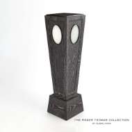 Picture of PROUST PEDESTAL-BLACK CERUSED OAK