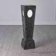 Picture of PROUST PEDESTAL-BLACK CERUSED OAK