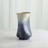 Picture of INDENT VASES & BOWL-GREY/YELLOW