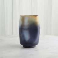 Picture of INDENT VASES & BOWL-GREY/YELLOW