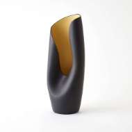 Picture of AVIAN VASES-BLACK/GOLD