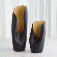 Picture of AVIAN VASES-BLACK/GOLD