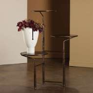 Picture of UNITY PEDESTAL W/BLACK MARBLE-BRONZE