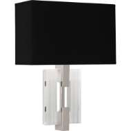 Picture of LINCOLN WALL SCONCE IN POLISHED NICKEL FINISH WITH CRYSTAL ACCENTS 1010B