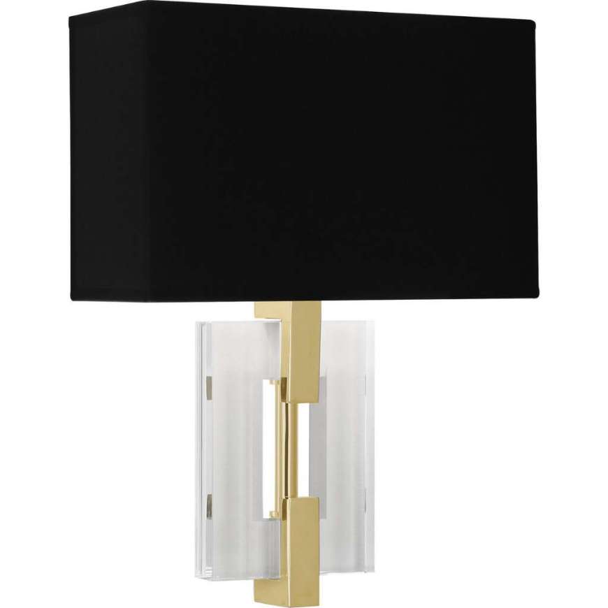 Picture of LINCOLN WALL SCONCE IN MODERN BRASS FINISH WITH CRYSTAL ACCENTS 1009B