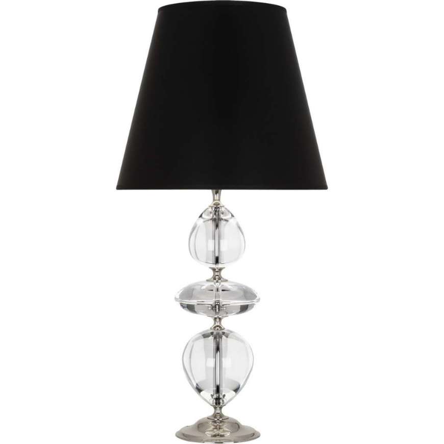 Picture of WILLIAMSBURG ORLANDO TABLE LAMP IN CLEAR CRYSTAL W/ POLISHED NICKEL ACCENTS S260B