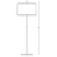 Picture of ECHO FLOOR LAMP IN DEEP PATINA BRONZE Z2171