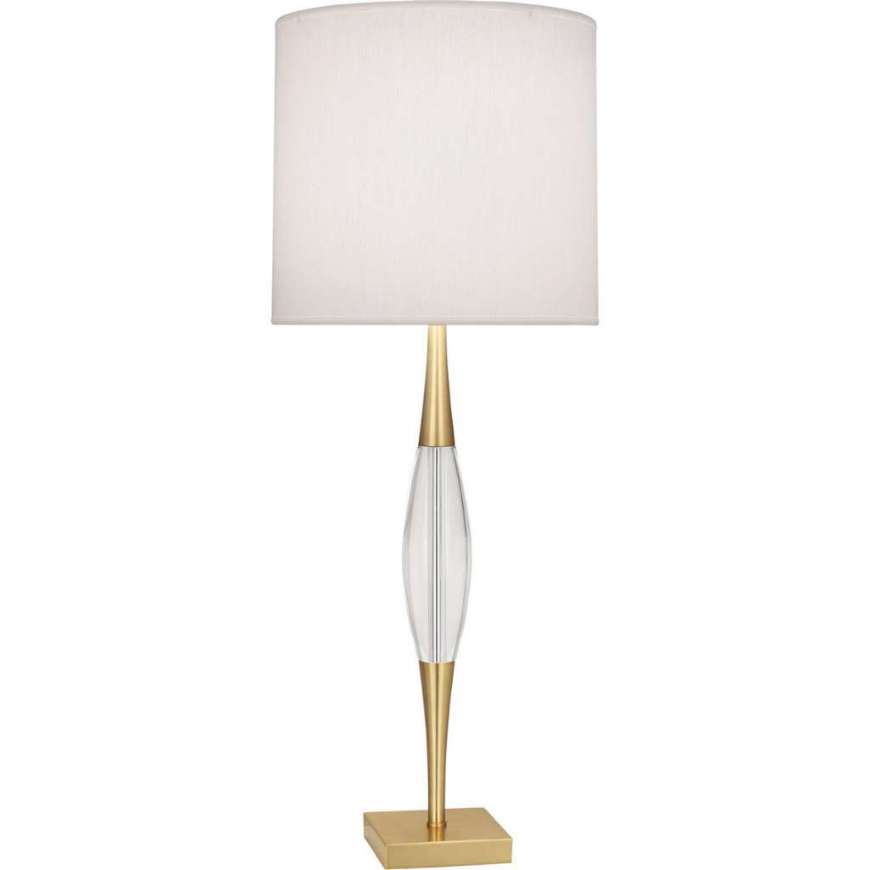 Picture of JUNO TABLE LAMP IN MODERN BRASS FINISH W/ CLEAR GLASS ACCENT 207